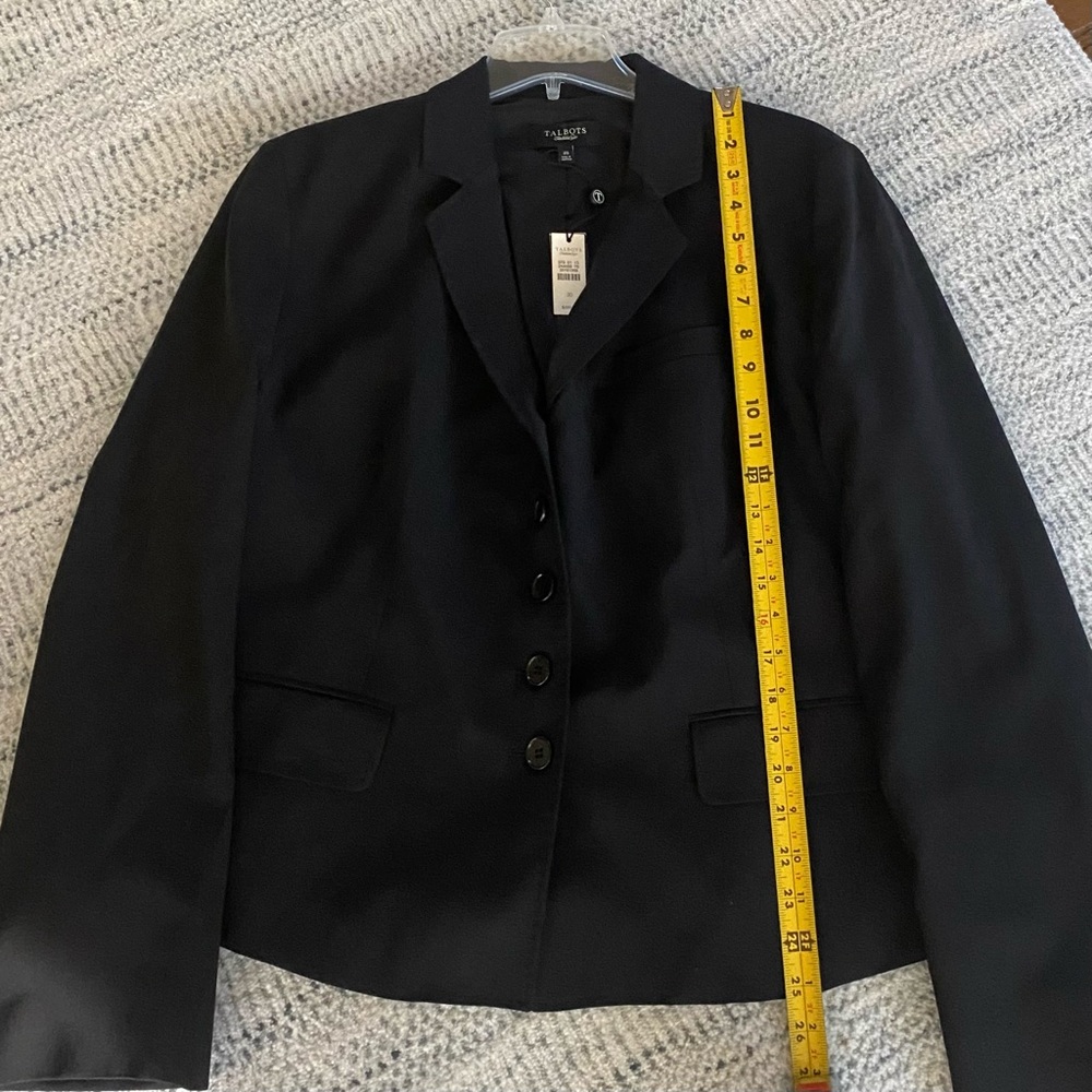 Talbots Lightweight Wool Blazer Jacket - image 6